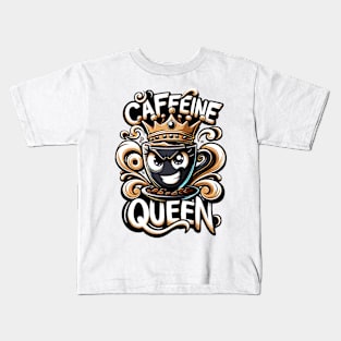 Caffeine Queen Kids T-Shirt